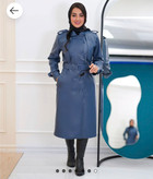 پالتو چرم زنانه بلند
