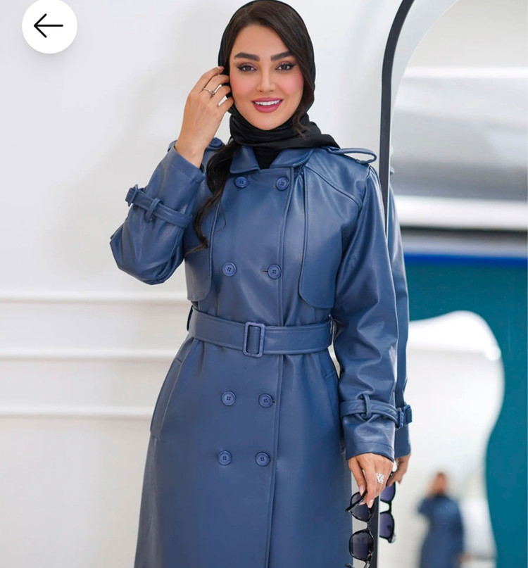 پالتو چرم زنانه بلند