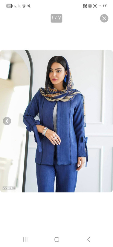 ست شومیز مانتویی و شلوار زنانه
