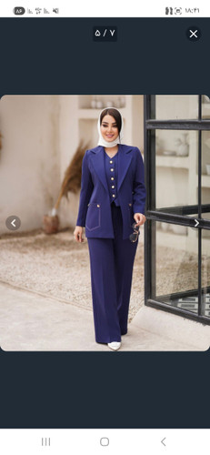 ست سه تیکه کت و شلوار جلیقه زنانه رزالین