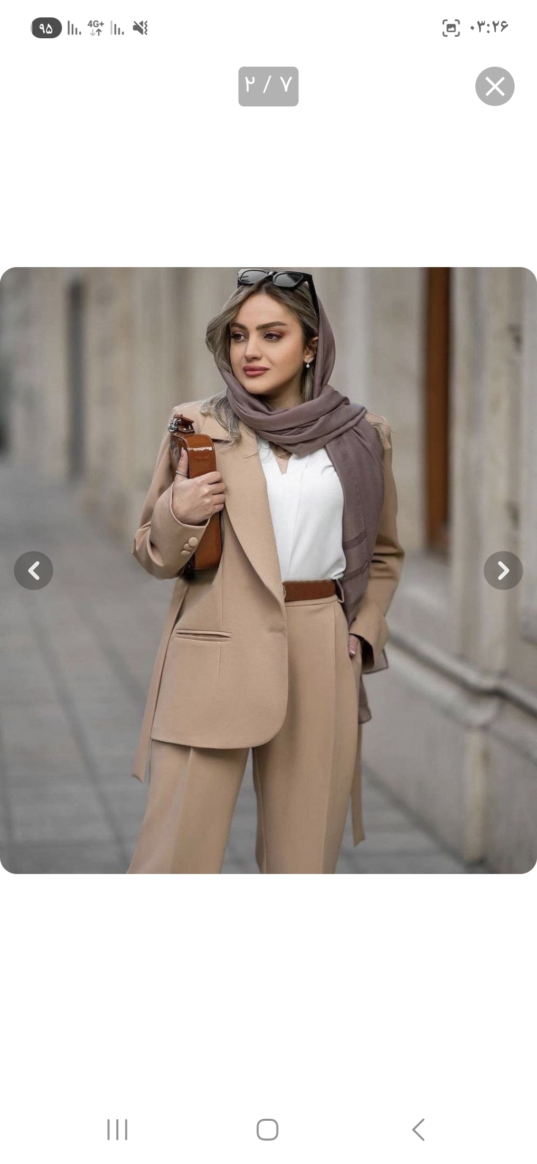 ست کت و شلوار مزونی زنانه