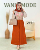 ست کت و دامن لینن دخترانه