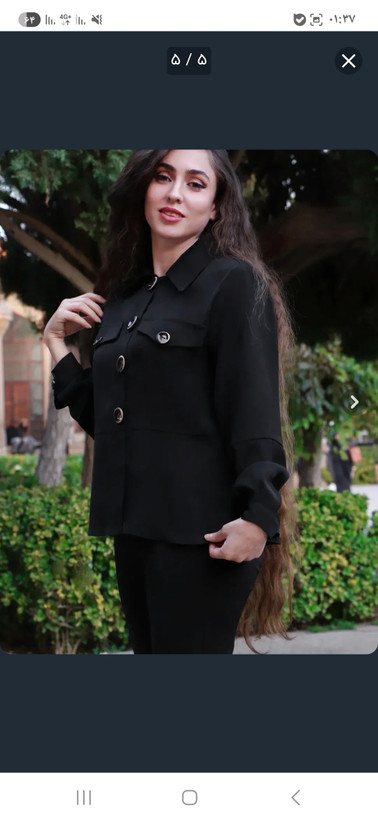ست کت و شلوار نکتون مرونی زنانه