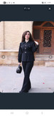 ست کت و شلوار نکتون مرونی زنانه