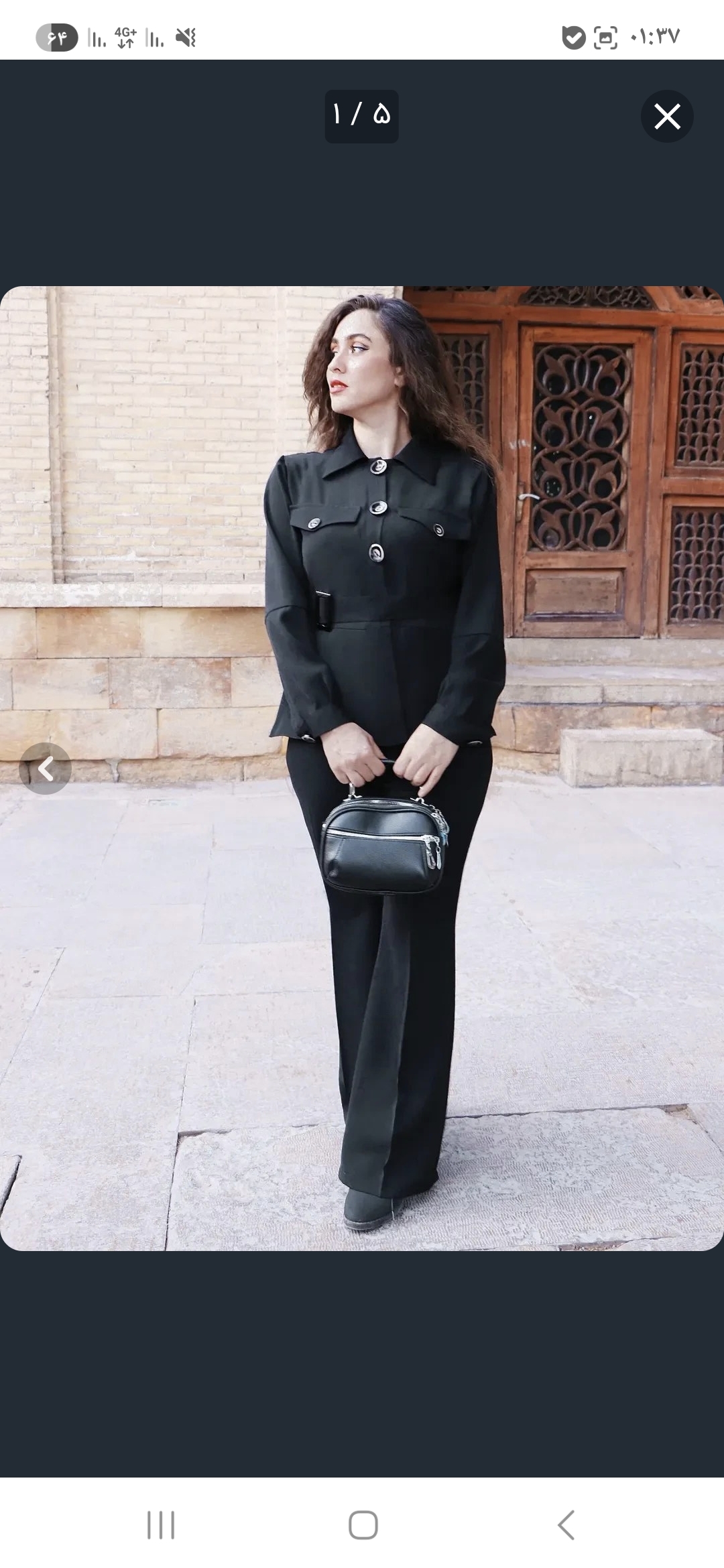 ست کت و شلوار نکتون مرونی زنانه
