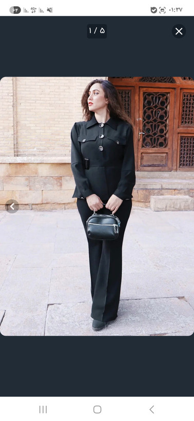 ست کت و شلوار نکتون مرونی زنانه