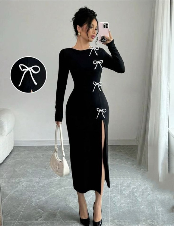ماکسی استین بلند زنانه