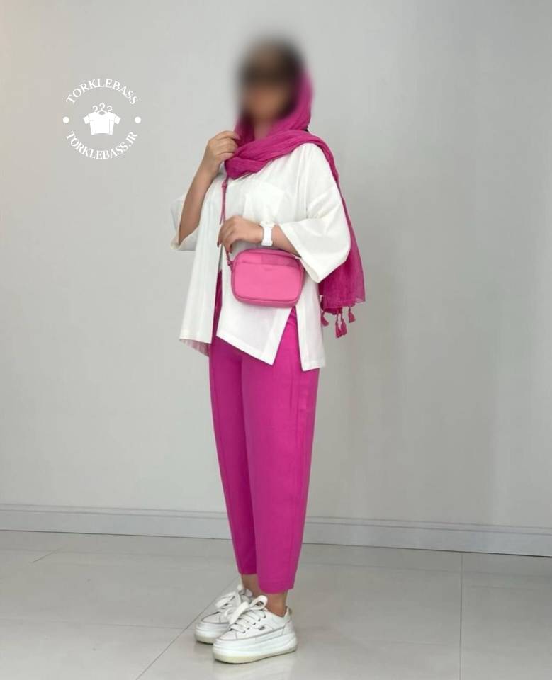ست شومیز و شلوار زنانه لینن