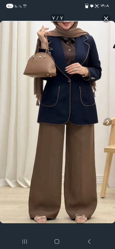 ست کت و شلوار زنانه مزونی