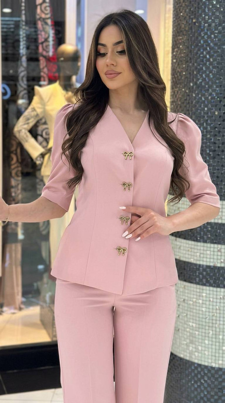 ست کت و شلوار مزونی زنانه الماس