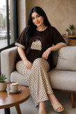 ست تیشرت و شلوار زنانه تدی