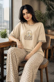 ست تیشرت و شلوار زنانه تدی