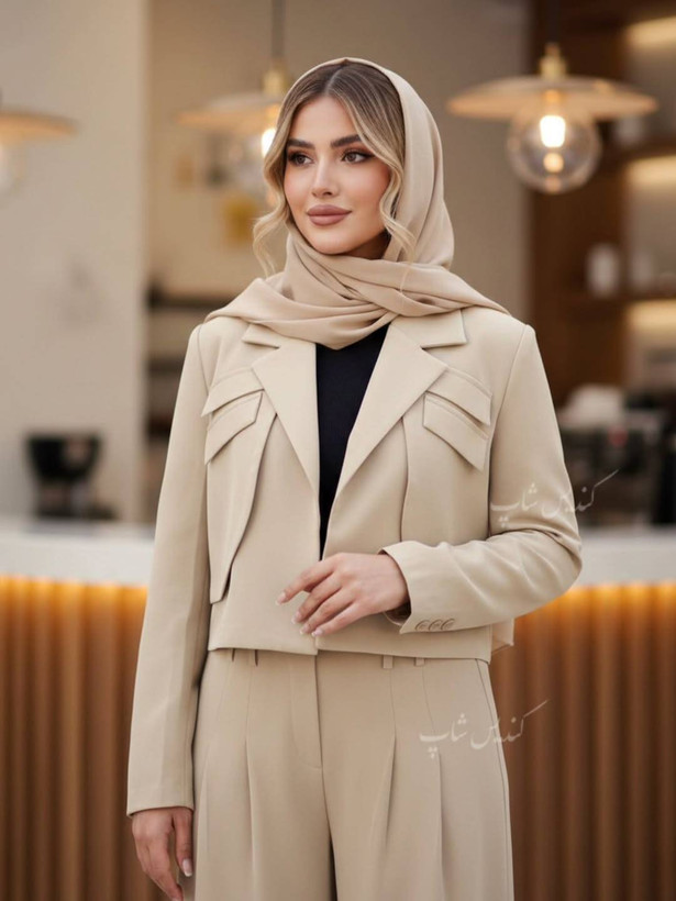 ست کت و شلوار زنانه مزونی ماهلین