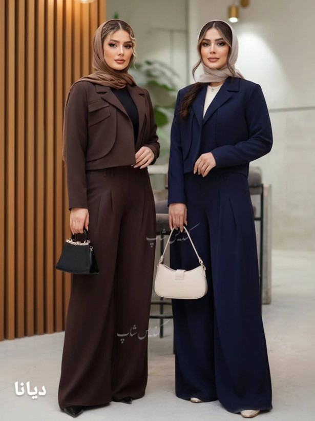 ست کت و شلوار زنانه مزونی ماهلین