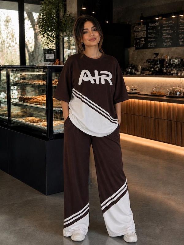 ست تیشرت و شلوار زنانه air