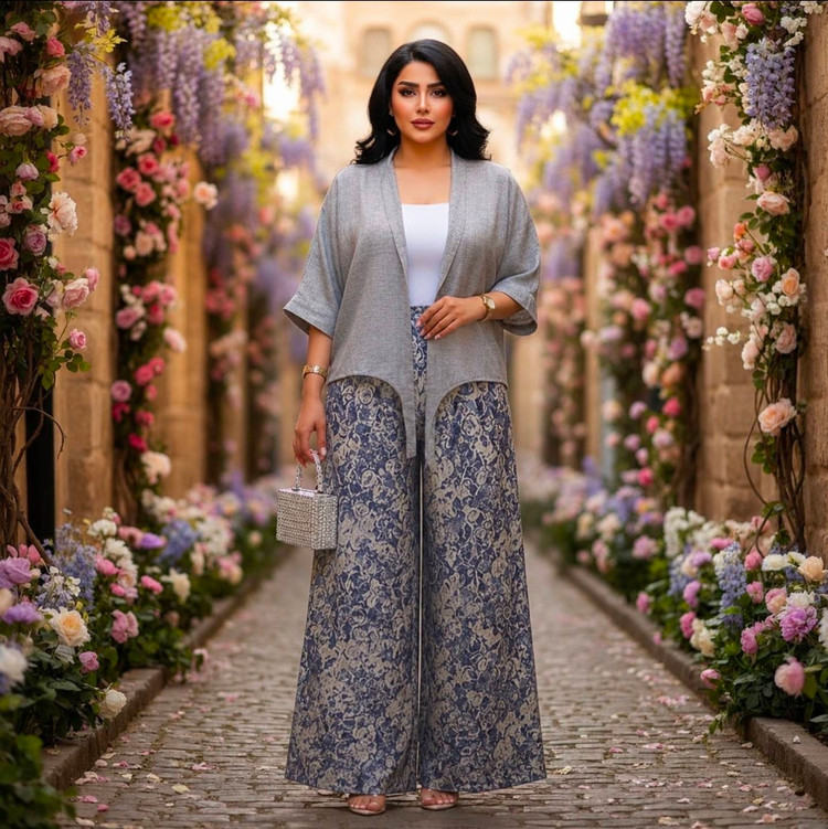 ست شومیز شلوار زنانه گیسو