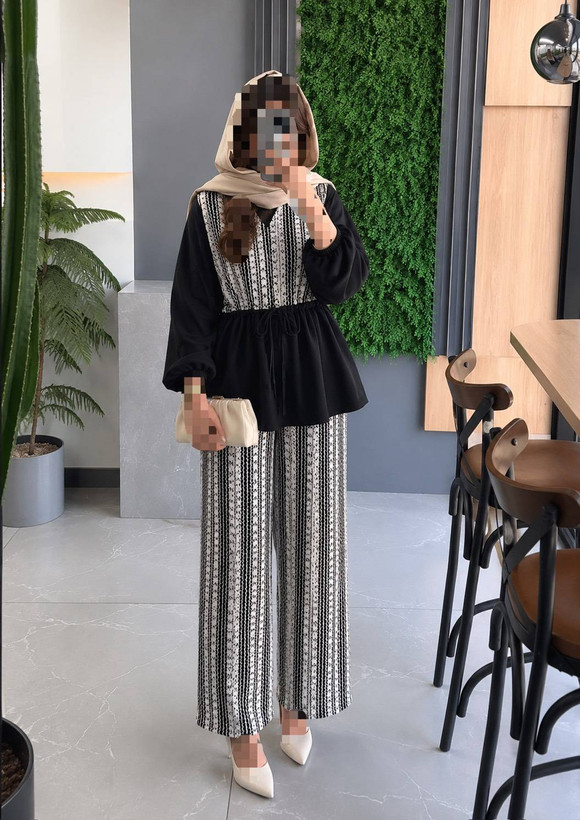 ست شومیز و شلوار مزونی زنانه