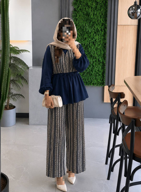 ست شومیز و شلوار مزونی زنانه