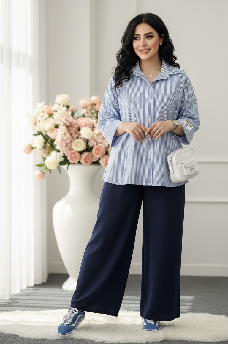 ست شومیز شلوار زنانه مزونی
