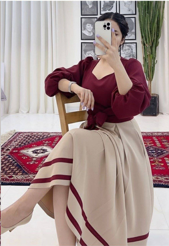 پیراهن زنانه مزونی رویا