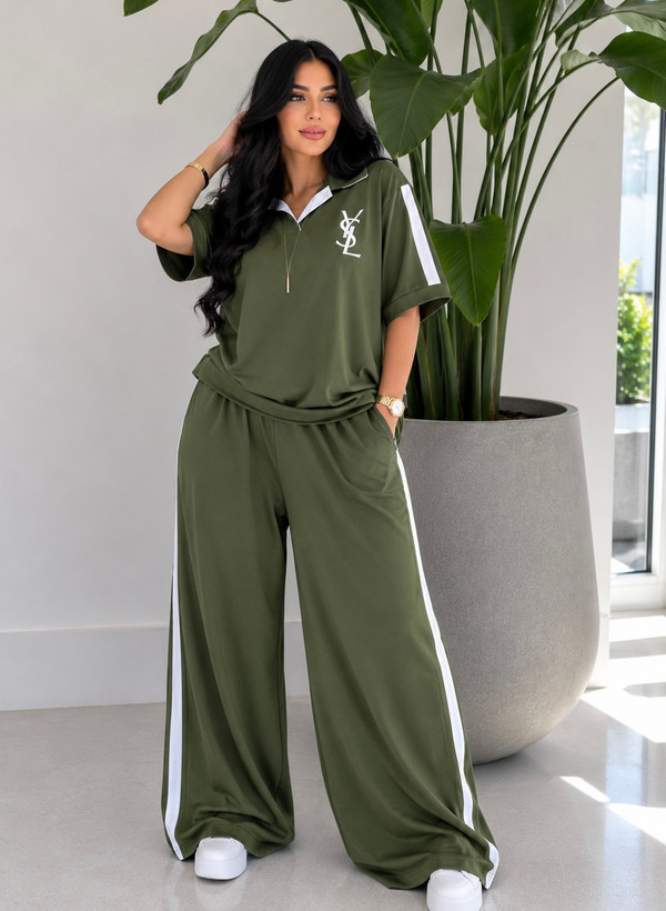 ست تیشرت و شلوار زنانه ysl