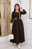 پیراهن بلند مزونی زنانه آذین