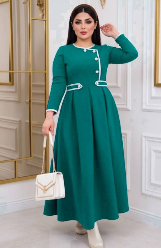 پیراهن بلند مزونی زنانه آذین