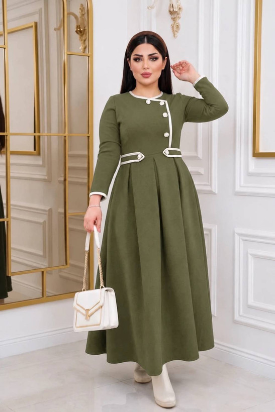 پیراهن بلند مزونی زنانه آذین