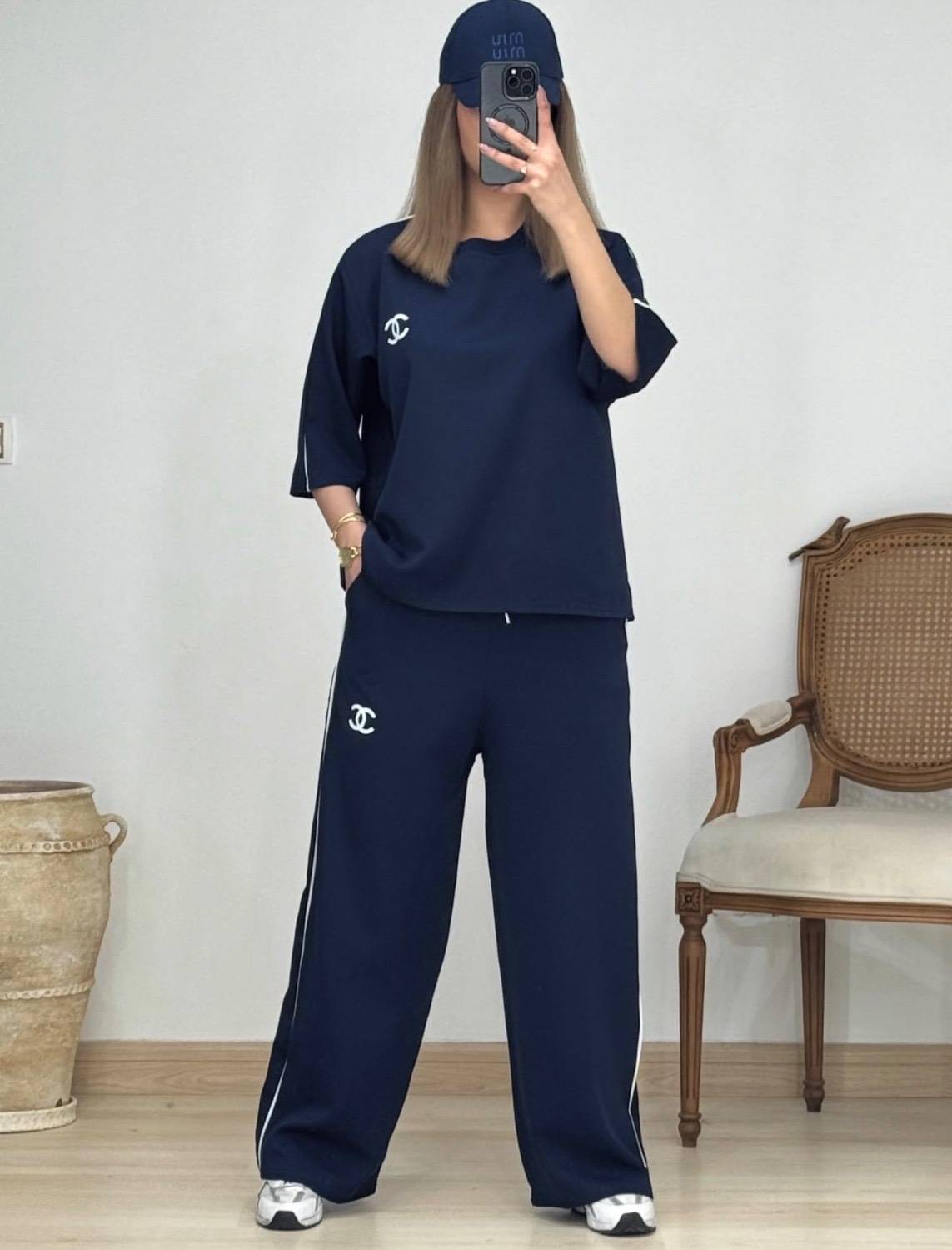 ست تیشرت و شلوار زنانه مزونی ماهلین