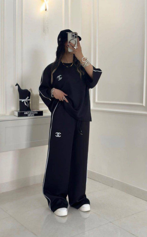ست تیشرت و شلوار زنانه مزونی ماهلین