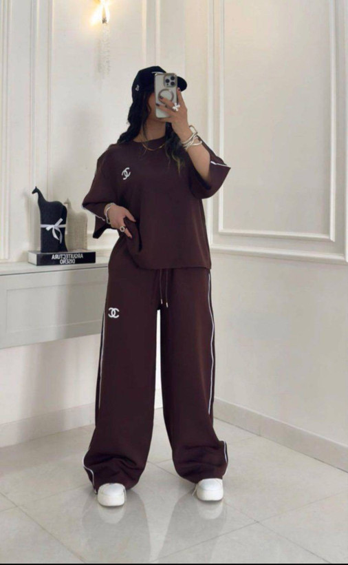 ست تیشرت و شلوار زنانه مزونی ماهلین