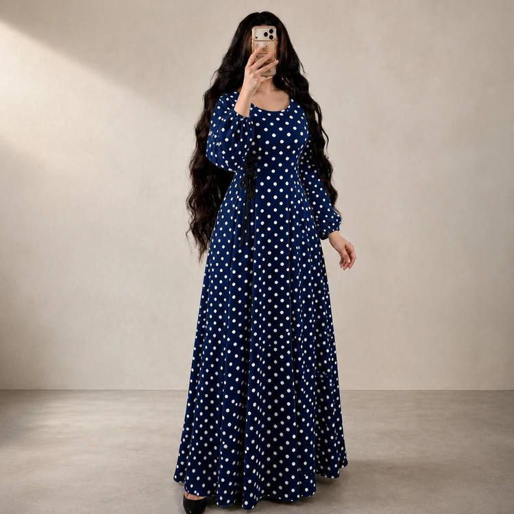 پیراهن بلند زنانه مزونی الناز