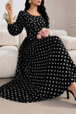 پیراهن بلند زنانه مزونی الناز