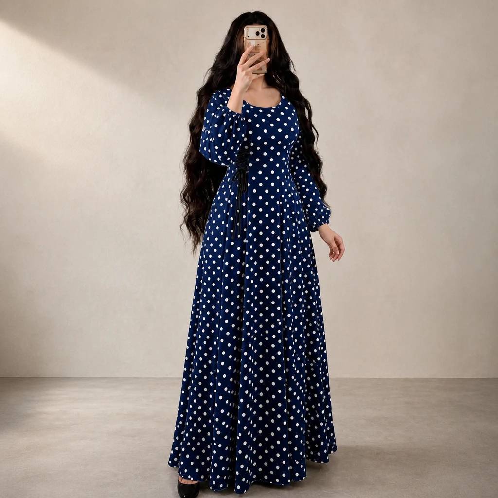 پیراهن بلند زنانه مزونی الناز