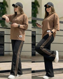 ست تیشرت و شلوار زنانه مزونی