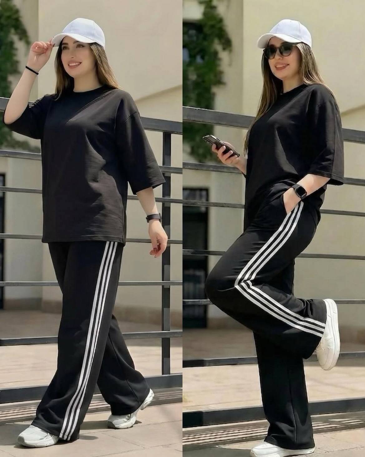 ست تیشرت و شلوار زنانه مزونی