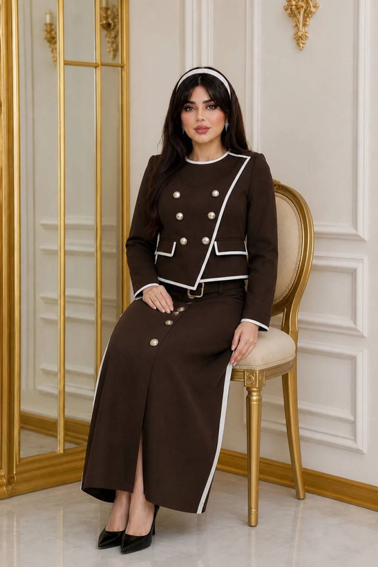 ست کت و دامن مزونی زنانه ایلا