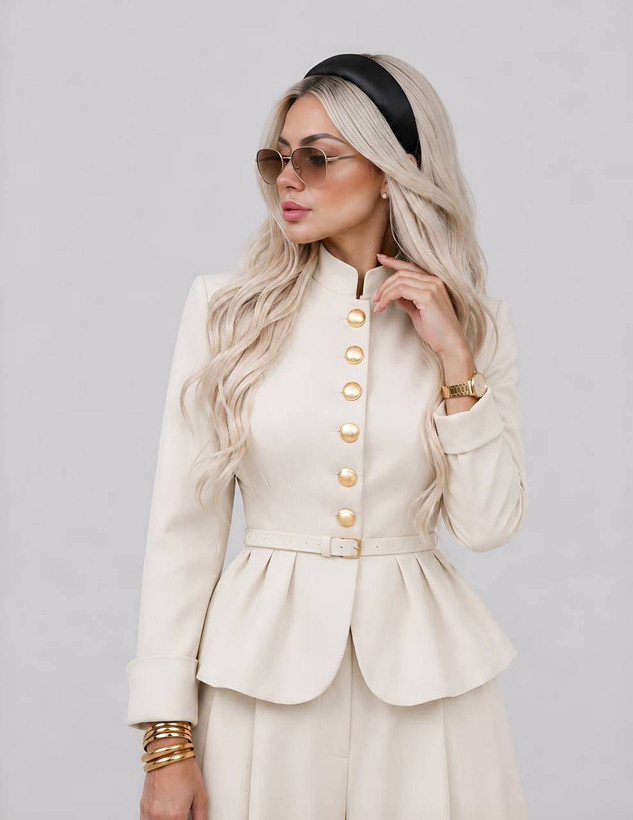 ست کت و شلوار مزونی زنانه سارا