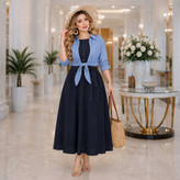 ست شومیز و سارافون زنانه مزونی دیار