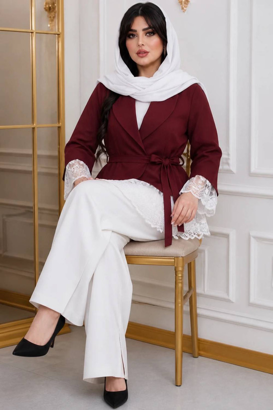 ست کت و شلوار زنانه مزونی