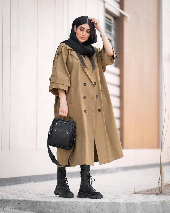 بارانی زنانه مزونی خزان