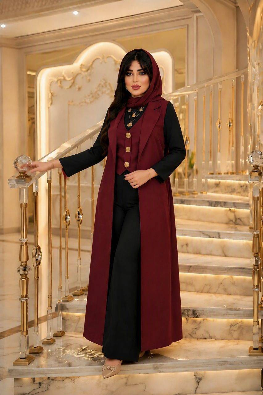 ست سه تیکه مهگل زنانه مزونی