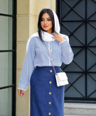 ست شومیز و دامن زنانه مزونی الماس
