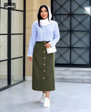 ست شومیز و دامن زنانه مزونی الماس