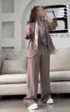 کت و شلوار زنانه مزونی شارلوت