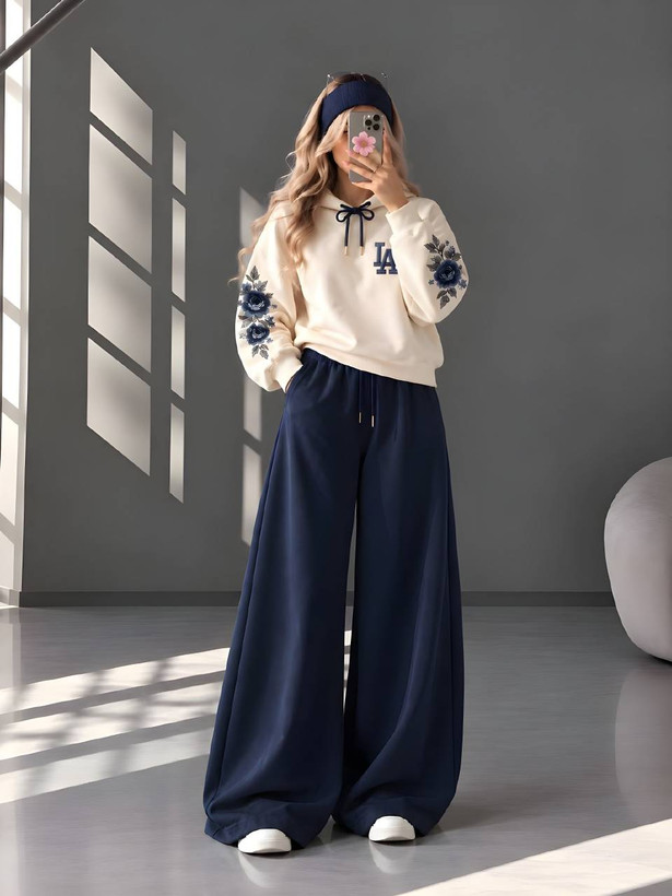 ست هودی و شلوار زنانه مزونی لاتین