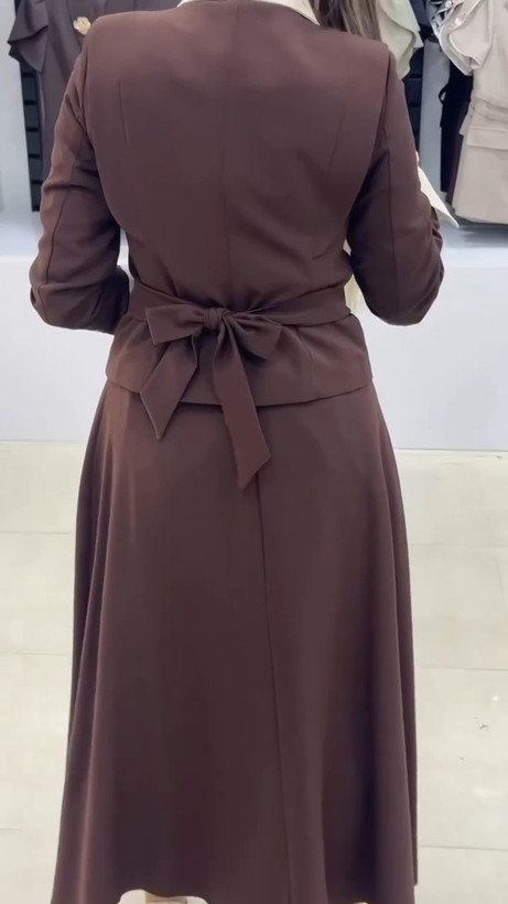ست کت و دامن زنانه مزونی یاشیل