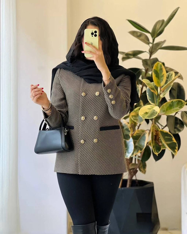 کت زنانه مزونی فوتر نگار