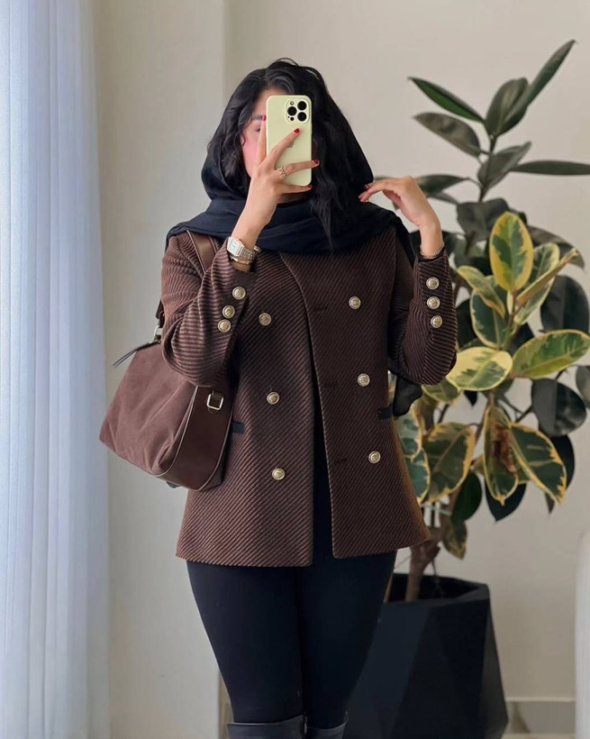 کت زنانه مزونی فوتر نگار