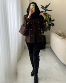 کت زنانه مزونی فوتر نگار